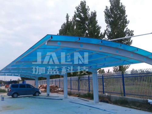陽(yáng)光板停車棚